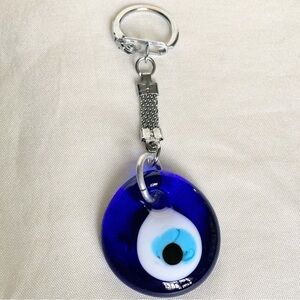 Artistic EVIL EYE Key Ring Chain Lucky Amulet Charm Pendant good karma